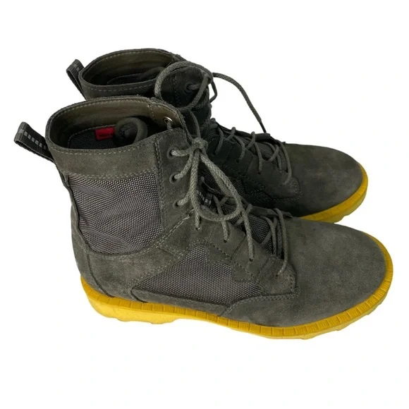 Sorel Caribou OTM Waterproof Dark Green Alpine Tundra Cyber Sole Lace Up Boots - Picture 13 of 16